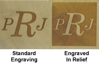 Standard and Relief Engraving